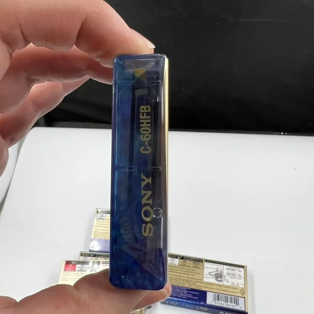 Sony Lot 6‎ Sealed NEW Blank Cassette Tapes HF HiFi Normal Bias 60 Minutes UX